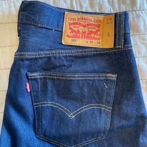 Levi's 501 Shrink to Fit Blue Jeans